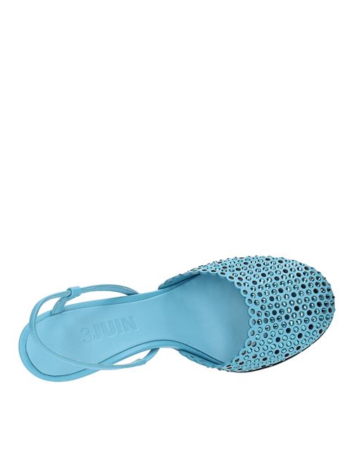 Décolleté Slingback in pelle 3JUIN | CLOE 095 BOTTE LORDTURQUOISE